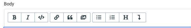 Current design of buttons when editing a post